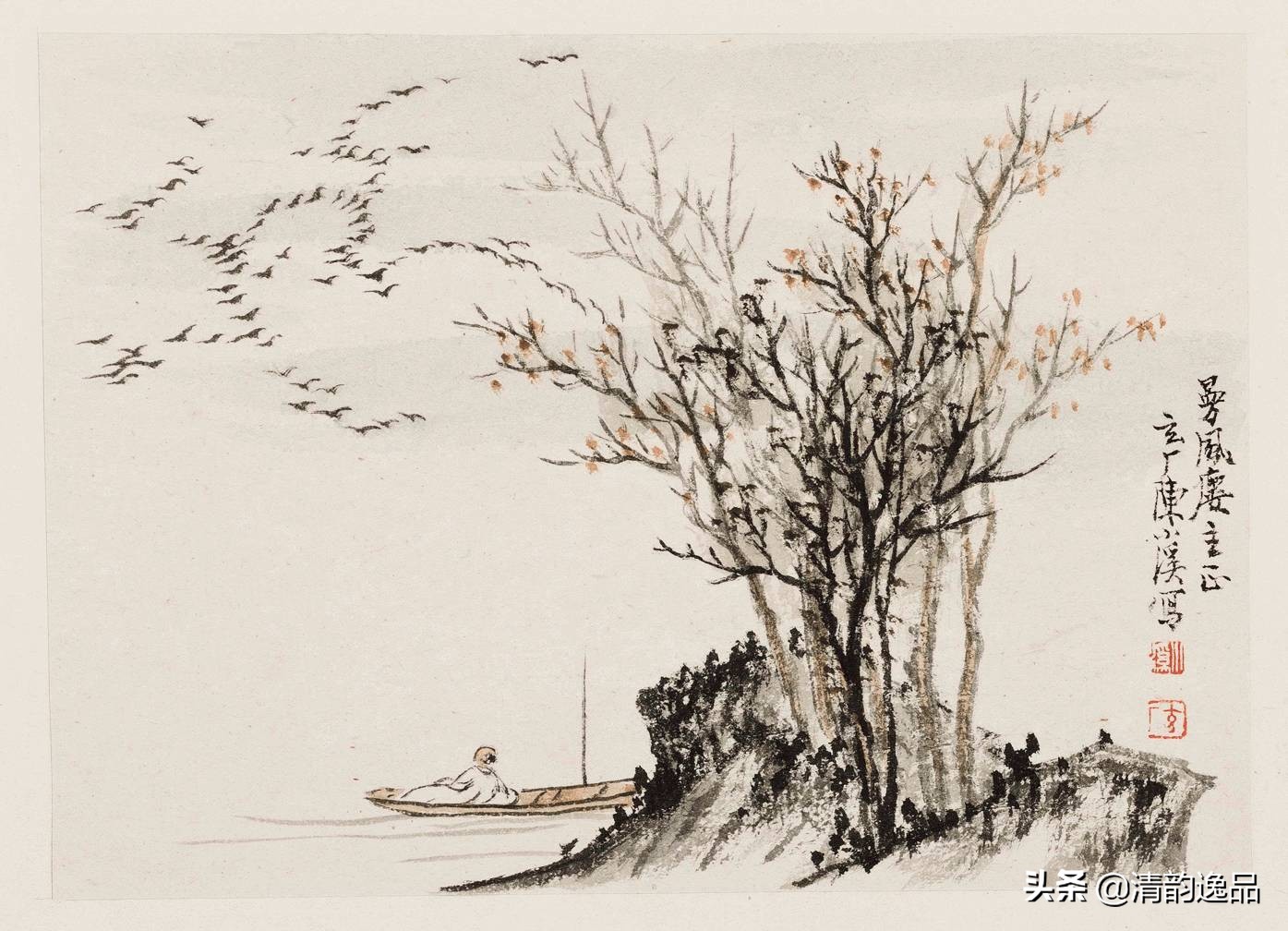 王雪涛花鸟画4尺整张图片,王雪涛花鸟画山水画作品