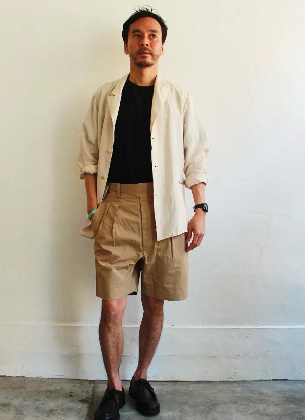 4分短裤军装男休闲,男士连帽工装短裤