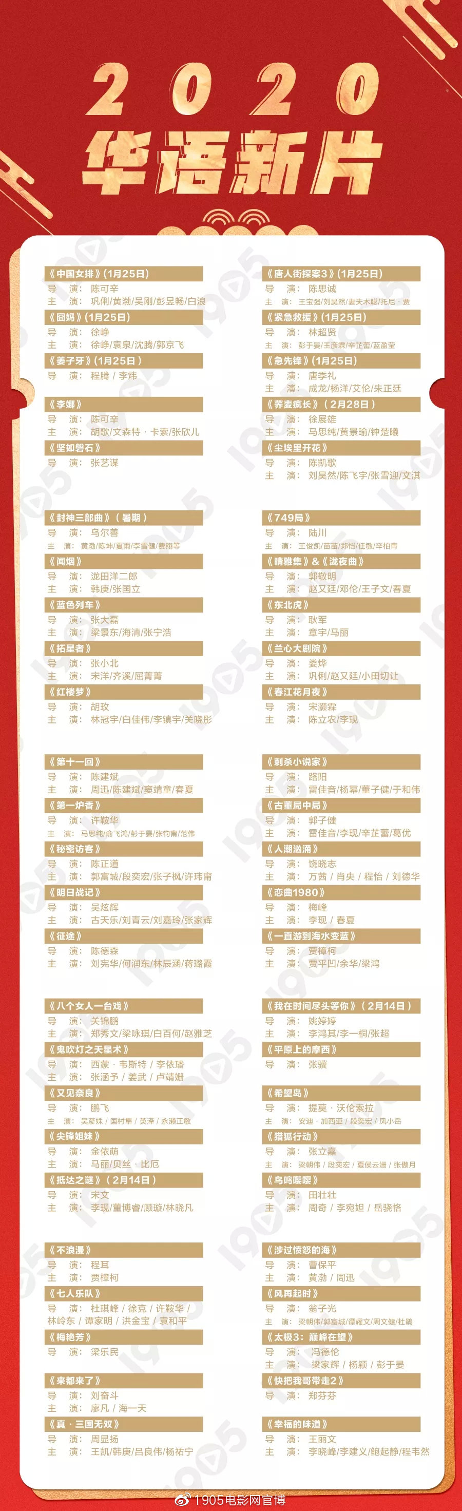 2021年最值得看的华语电影,2023年必看华语电影