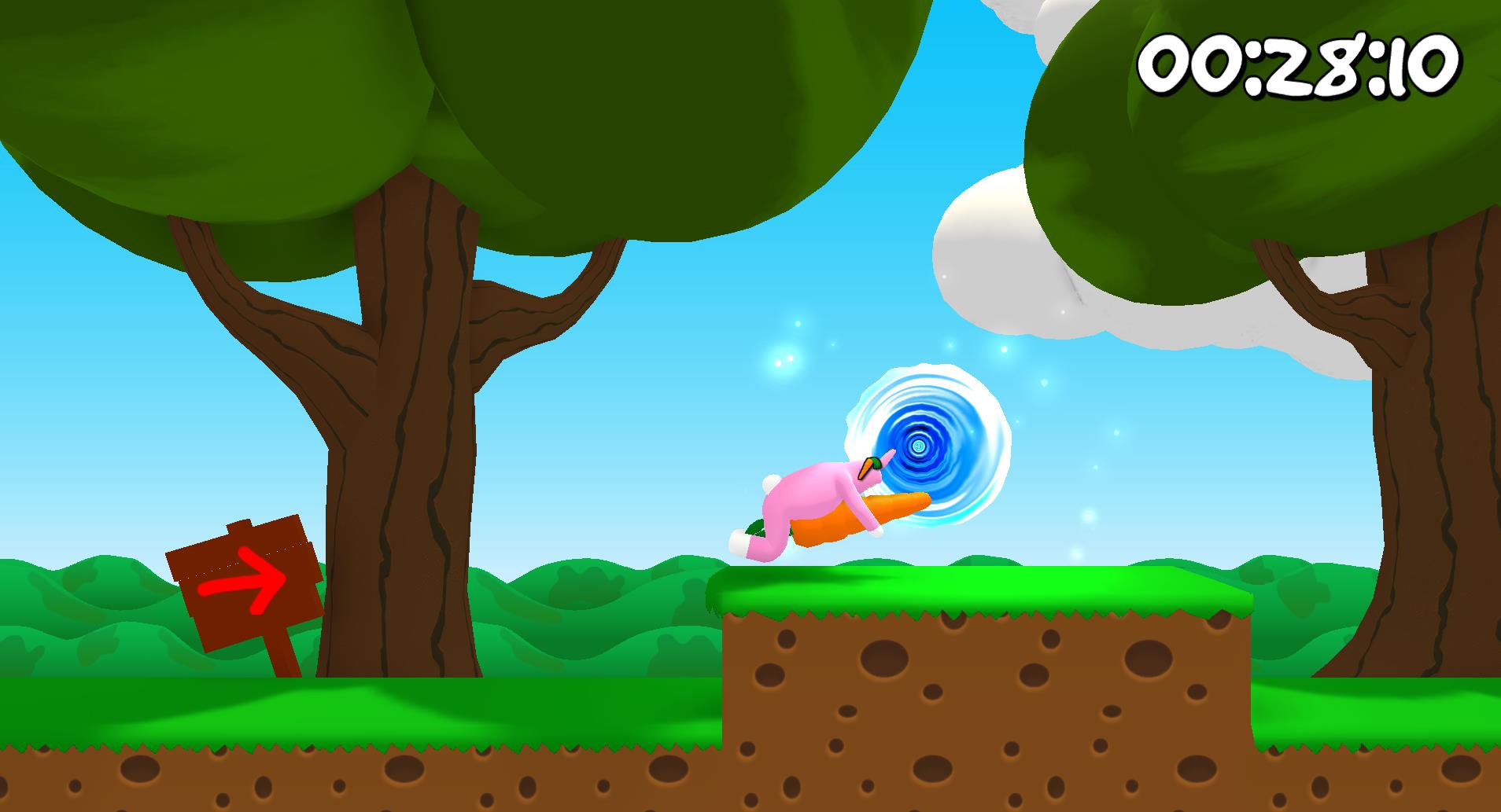 超级兔子人双人搞笑闯关游戏玩法,超级兔子人超魔性搞笑沙雕游戏