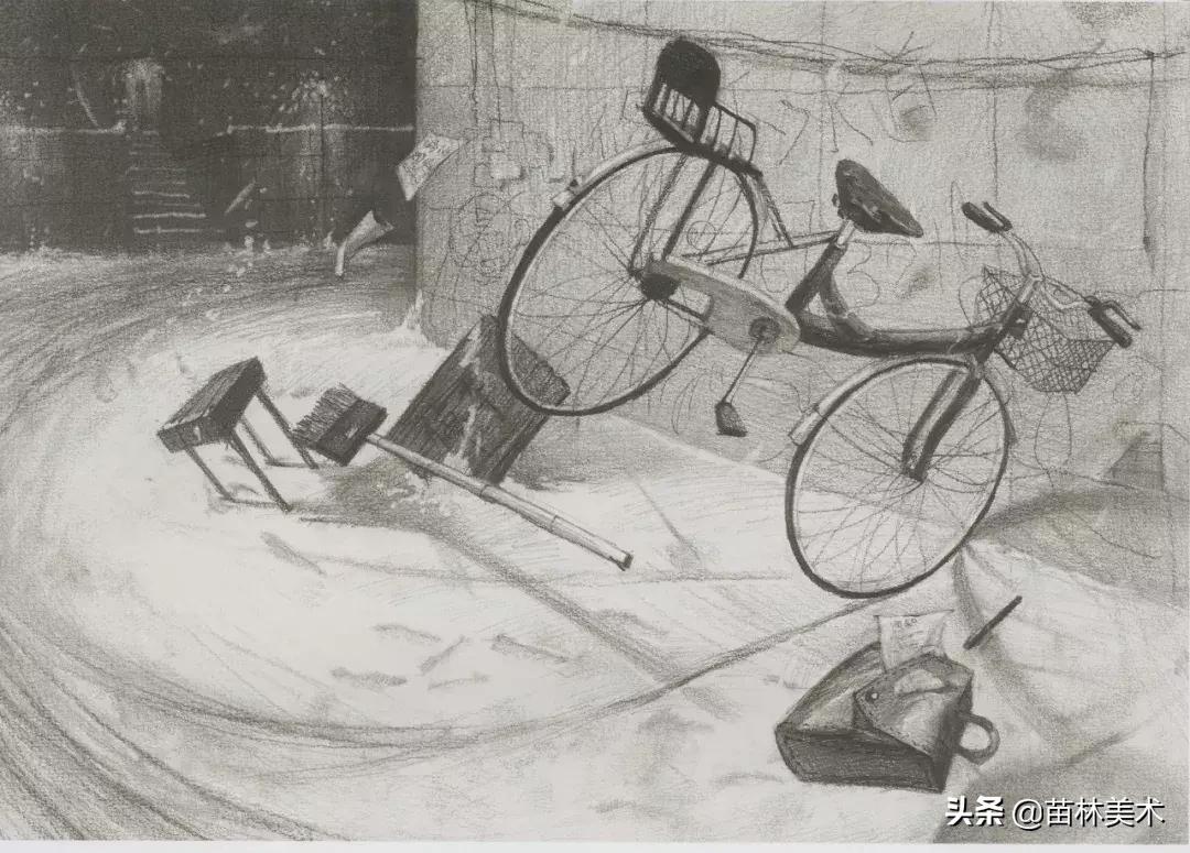 清华美院精微素描高分卷,清华美院设计素描光影解析