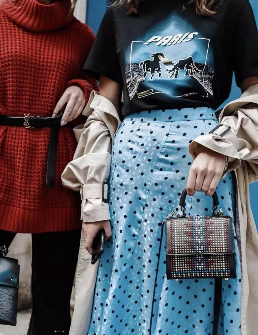 小众印花穿出时髦感,印花气质高级感