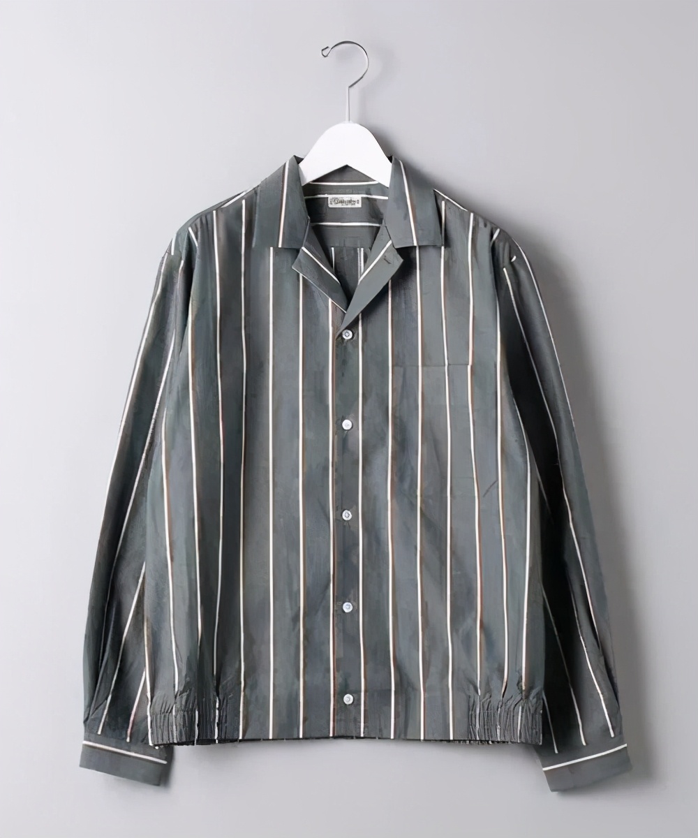 日系复古长袖衬衫,复古绣花领长袖