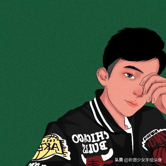 手绘头像帅女,撩人手绘头像女