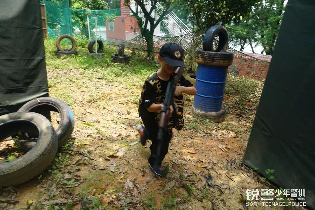 东莞锐警少年警训之南栅小学安全教育活动