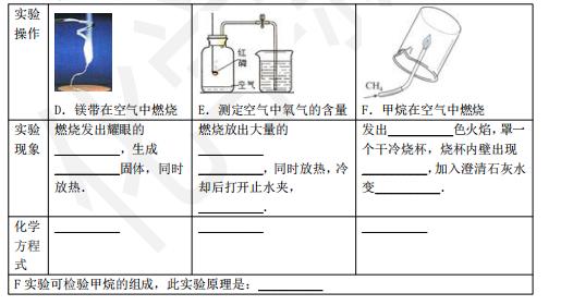 九年级下学期寒假化学复习资料,九年级化学寒假作业