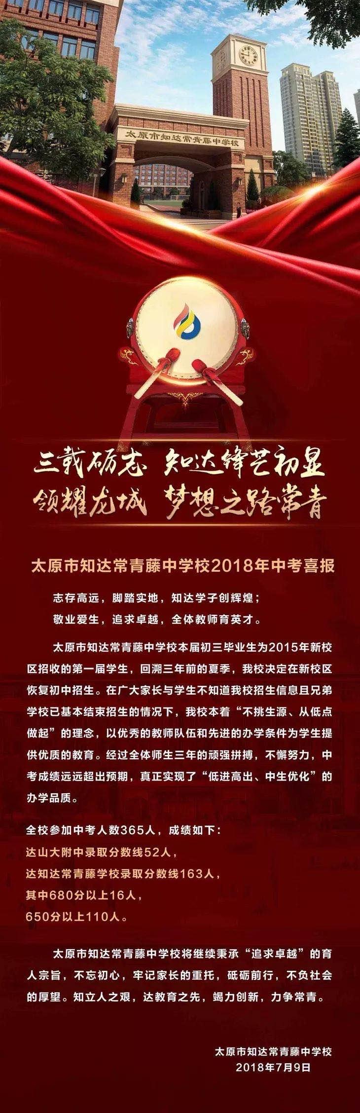 从中考喜报看不一样的太原初中（二）