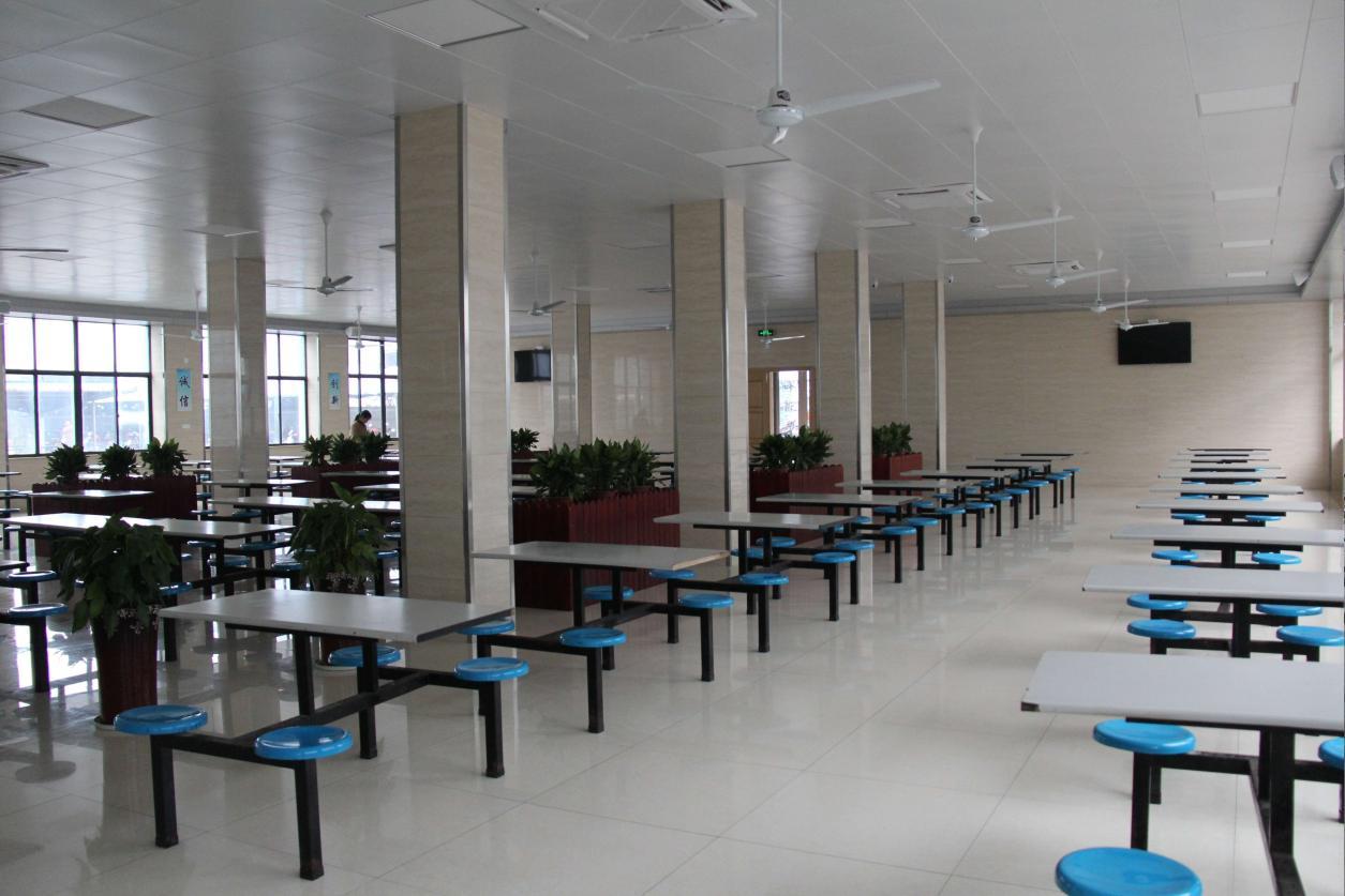 食堂铝方通吊顶效果图大全集,食堂吊顶造型效果图