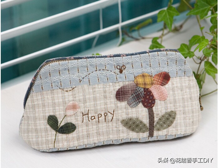 diy手工拼布缝布艺小物,韩国手工拼布小物