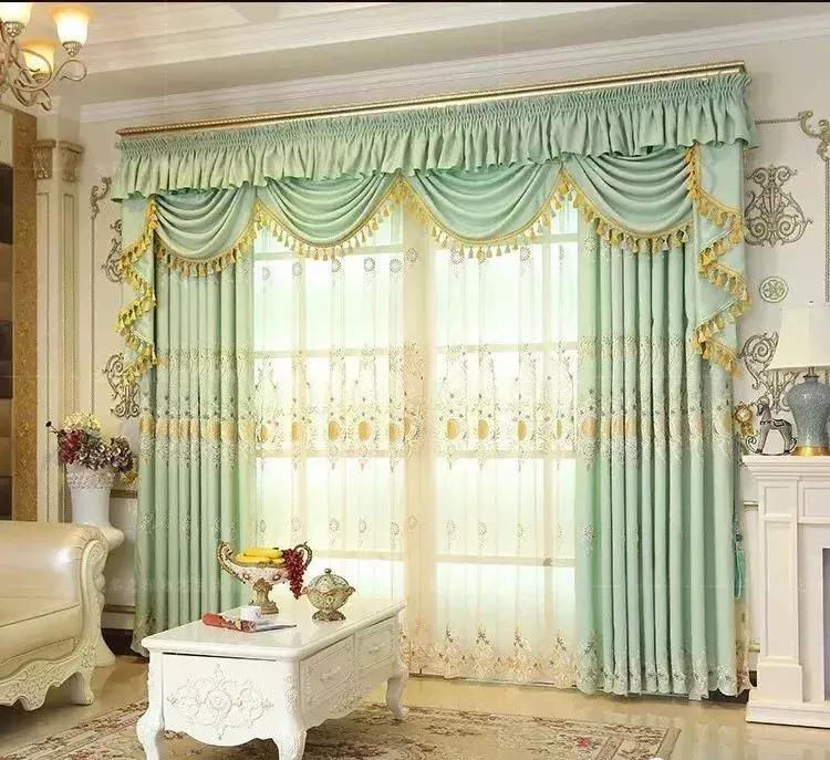 双层弧形工字折帘头效果图,工字折帘头教程