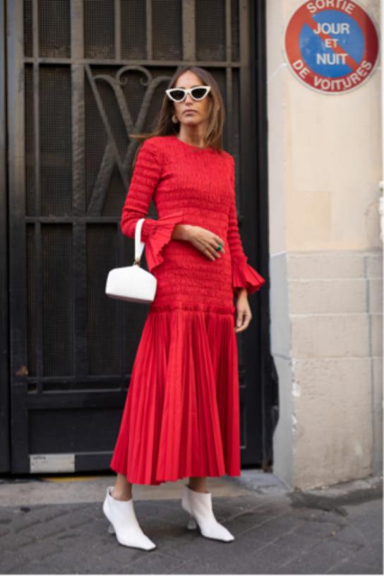 秋冬高级感穿搭淡粉色,奶油色系可爱的穿搭