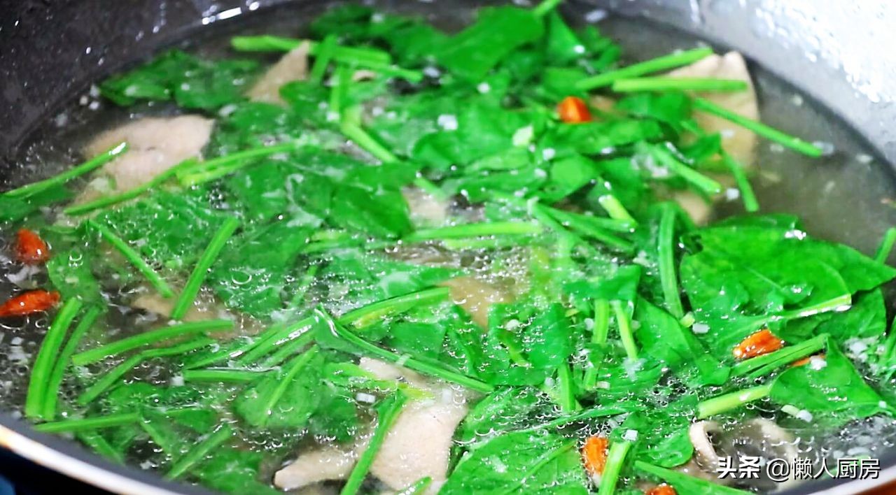 猪肝汤的做法和视频,用卤好的猪肝做菠菜猪肝汤可以吗