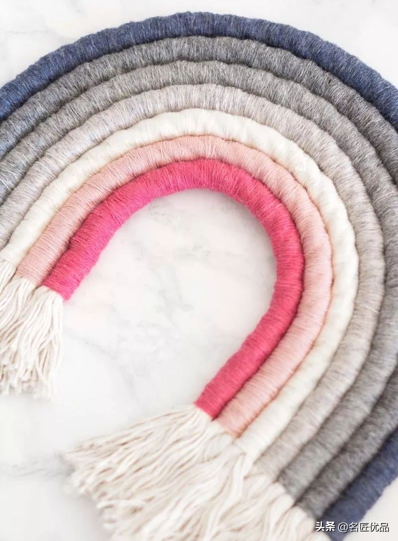 自己在家做家用装饰,diy手工挂毯教程