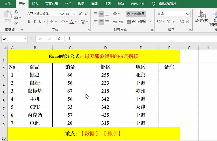excel中排序的快捷键,excel中提供的有效排序方式有哪些