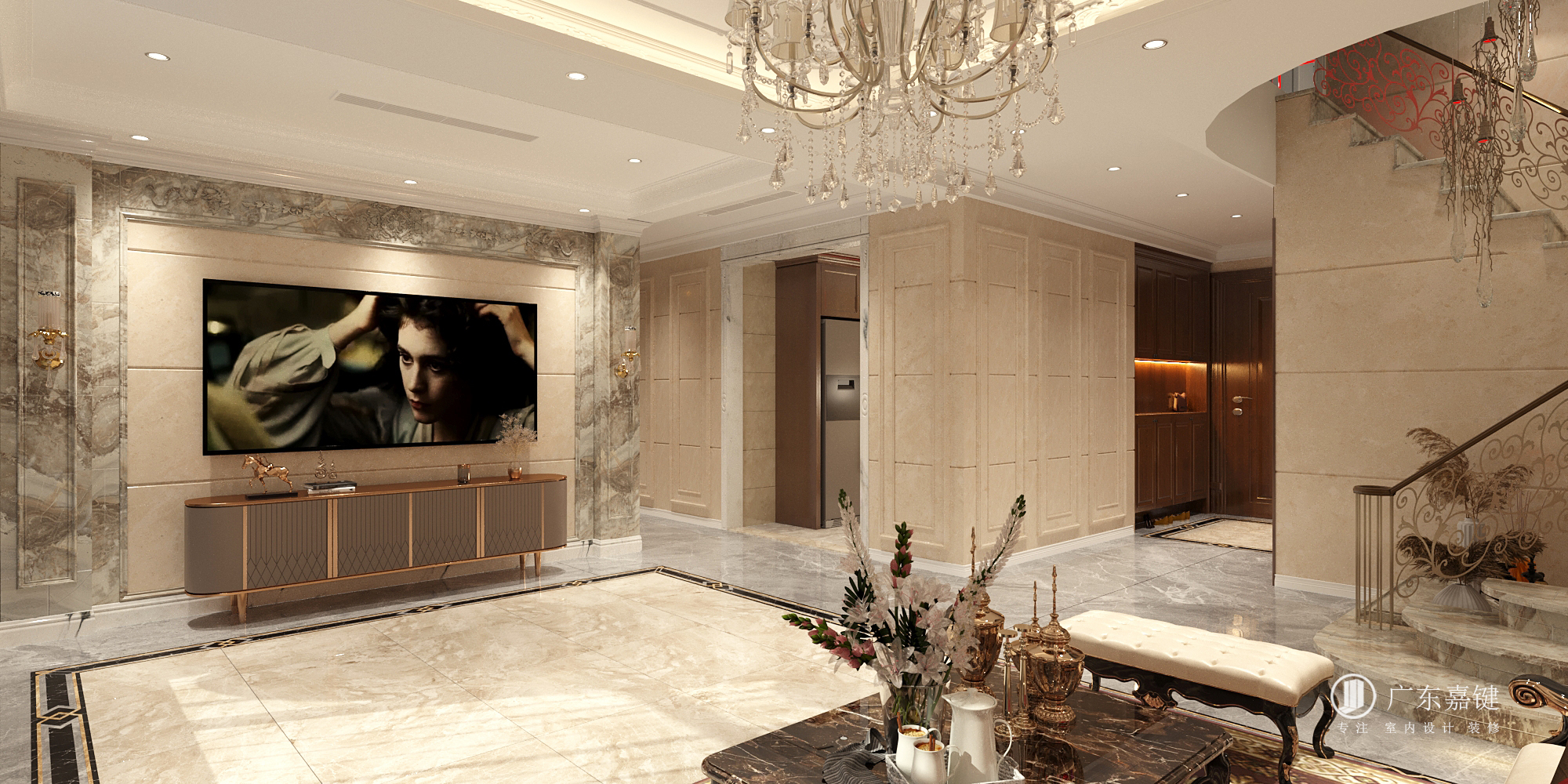 180㎡欧式设计｜雍容华贵，没点审美还真设计不出来