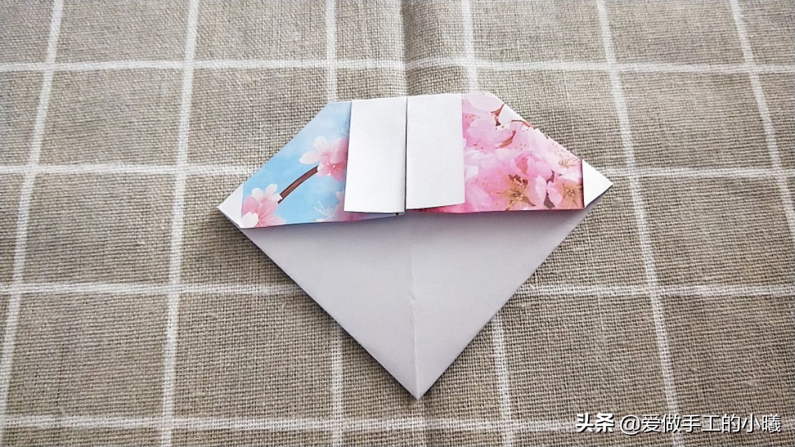 古风雨伞折纸小花伞,折纸小花伞的制作过程怎么写