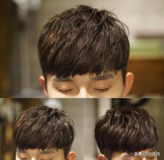 男生烫发蓬松自然韩式,男生烫发蓬松又自然又好看