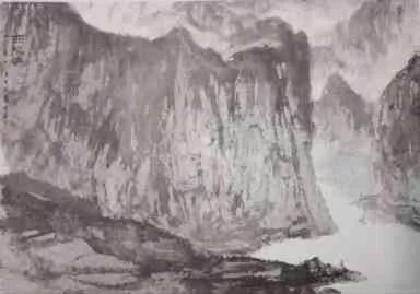 国画山水入门湿染云雾第一遍示范,曾锐教授山水画