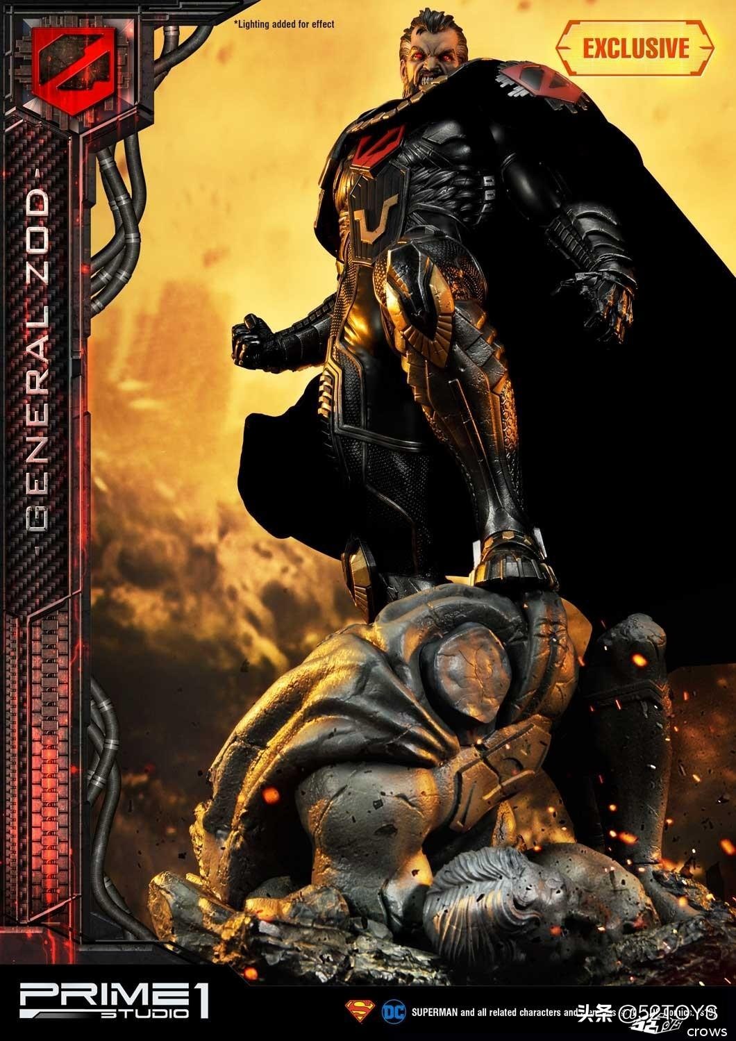 英雄还是暴君Prime1StudioDC佐德将军漫画版1/3雕像前瞻