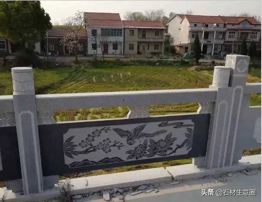 g682花岗岩河道栏杆,湖南河道花岗岩石栏杆