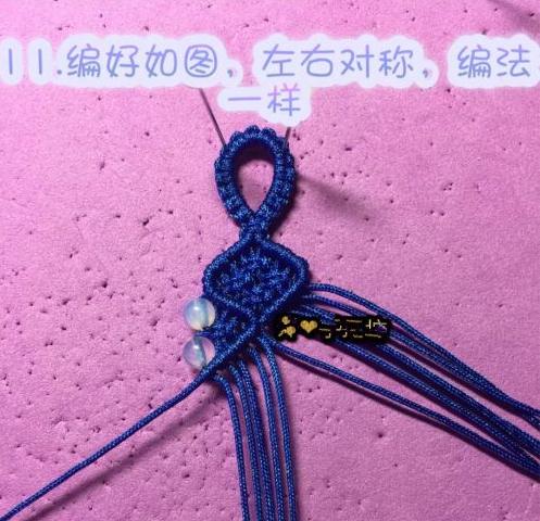 斜卷结手绳编法大全图解,斜卷结编手绳教程