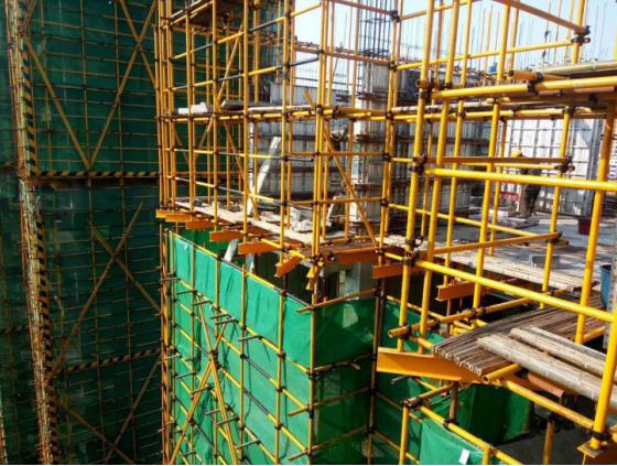 新型悬挑式脚手架施工流程,新型悬挑脚手架孔洞不漏水