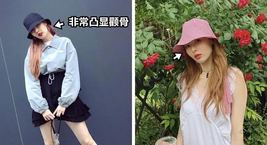 显脸小短发渔夫帽,适合短发的渔夫帽