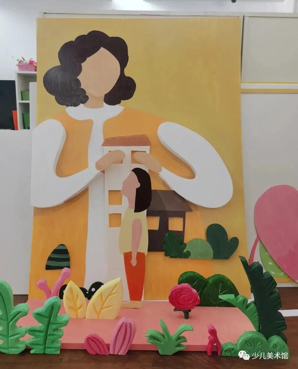 母亲节创意绘画简单素材,幼儿园大班母亲节绘画简单又漂亮