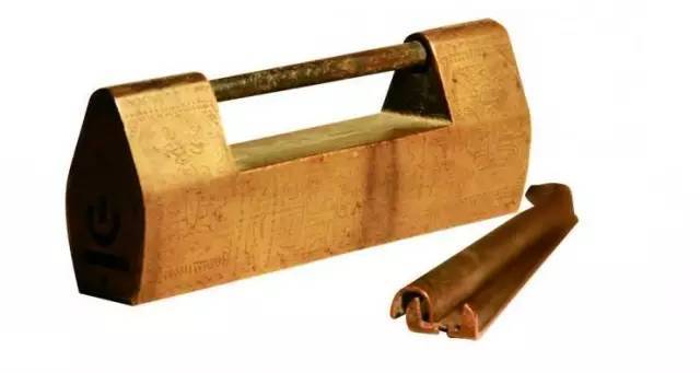 古代的复杂机械锁,古代简易链锁