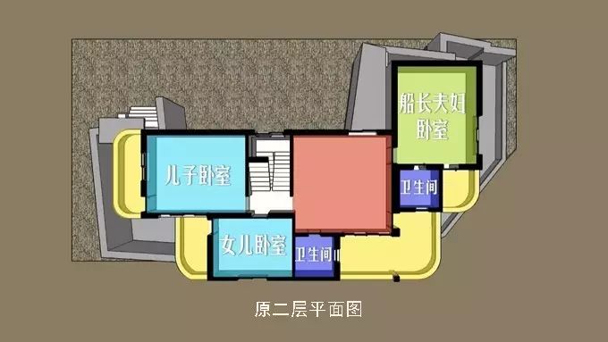 船长之家民宿改造,船长之家改造后平面图