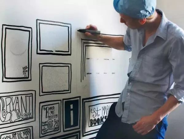 你家的墙贴,墙绘自己的家