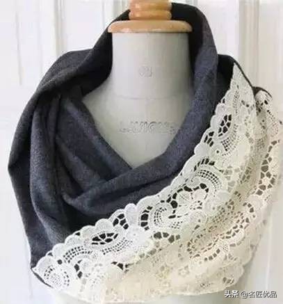 蕾丝手工制作衣服装饰,蕾丝旧衣服变废为宝