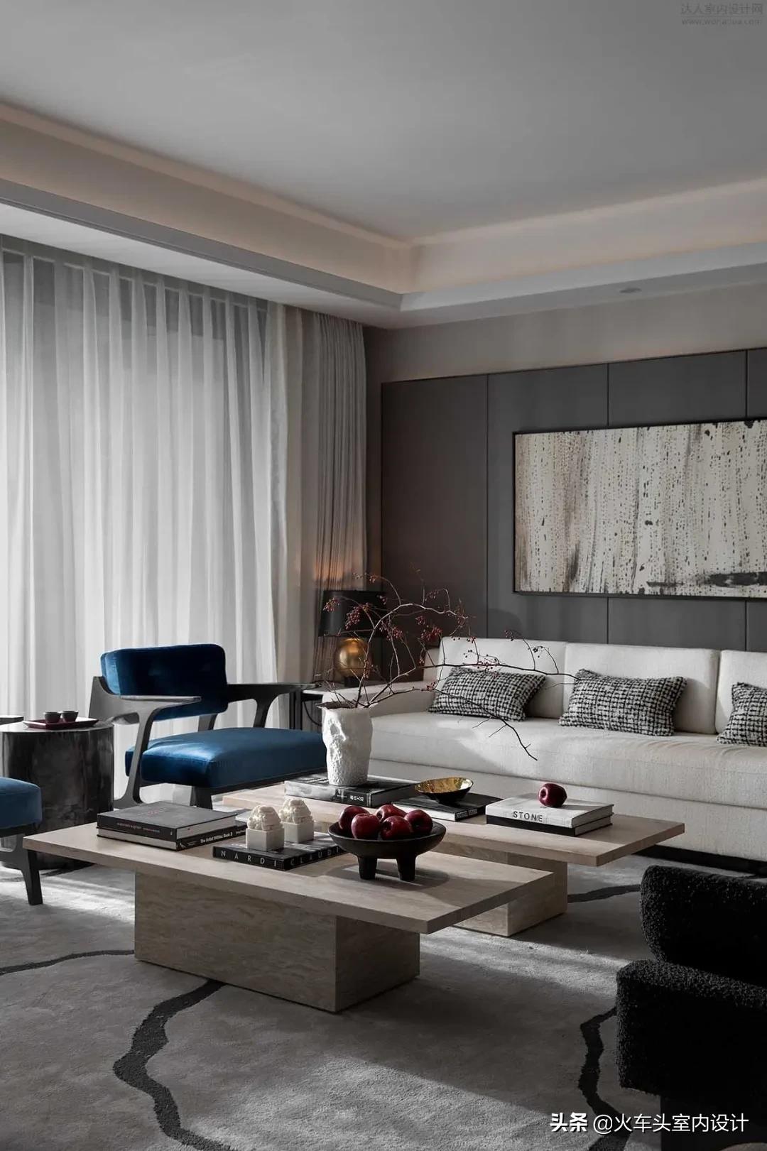 牧笛装饰全案设计,常州万科国宾道176大平层样板房