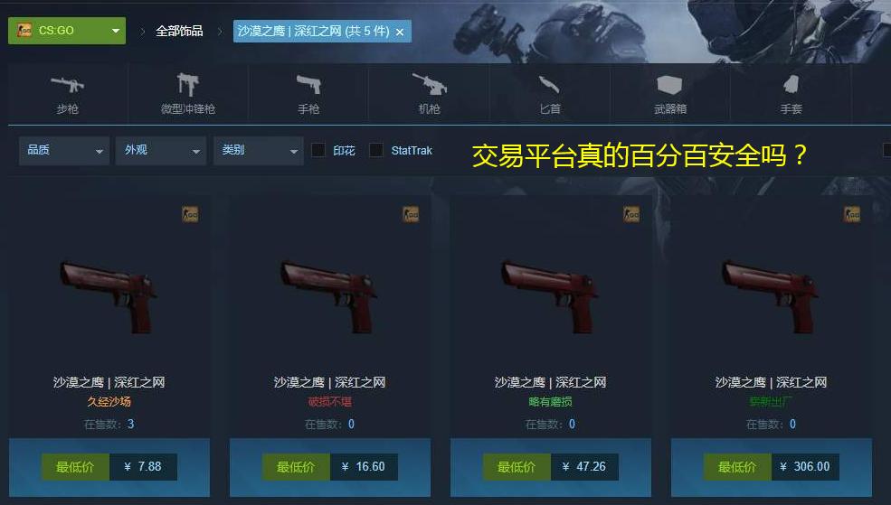csgo饰品被人为操作,csgo饰品骗术大全