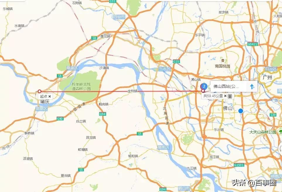 广佛环线佛山西站至广州南站开通,广佛环线佛山西站至广州南站站点