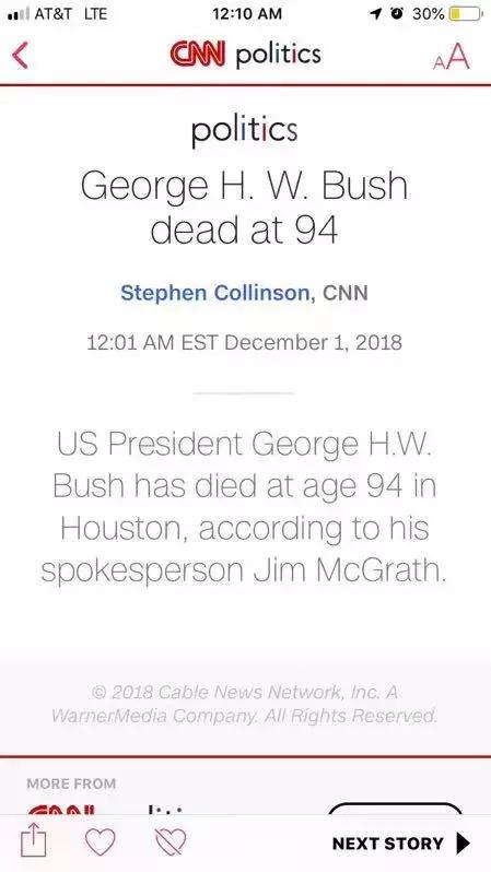 美国老布什总统逝世葬礼,美国前总统老布什跳伞