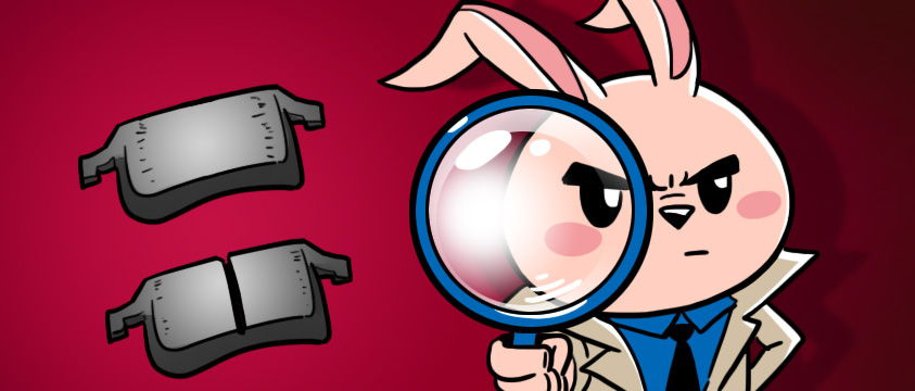 如何辨别网购原厂刹车片真假,真假陶瓷刹车片