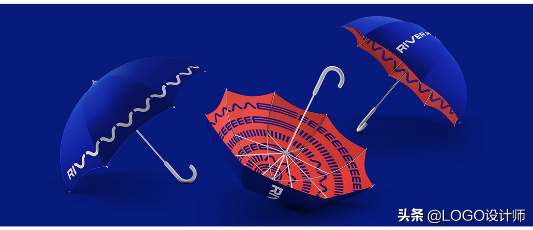 RiverMallbranding商场logo品牌形象设计