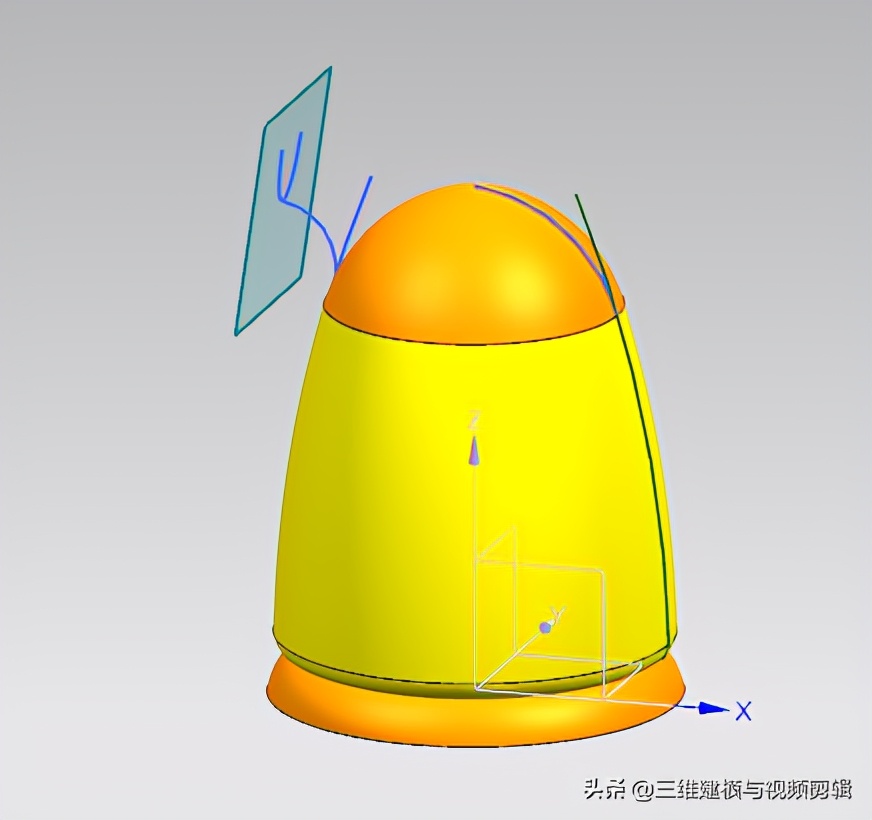 ug曲面之水龙头手把建模视频教程,ug12.0水壶要怎样画