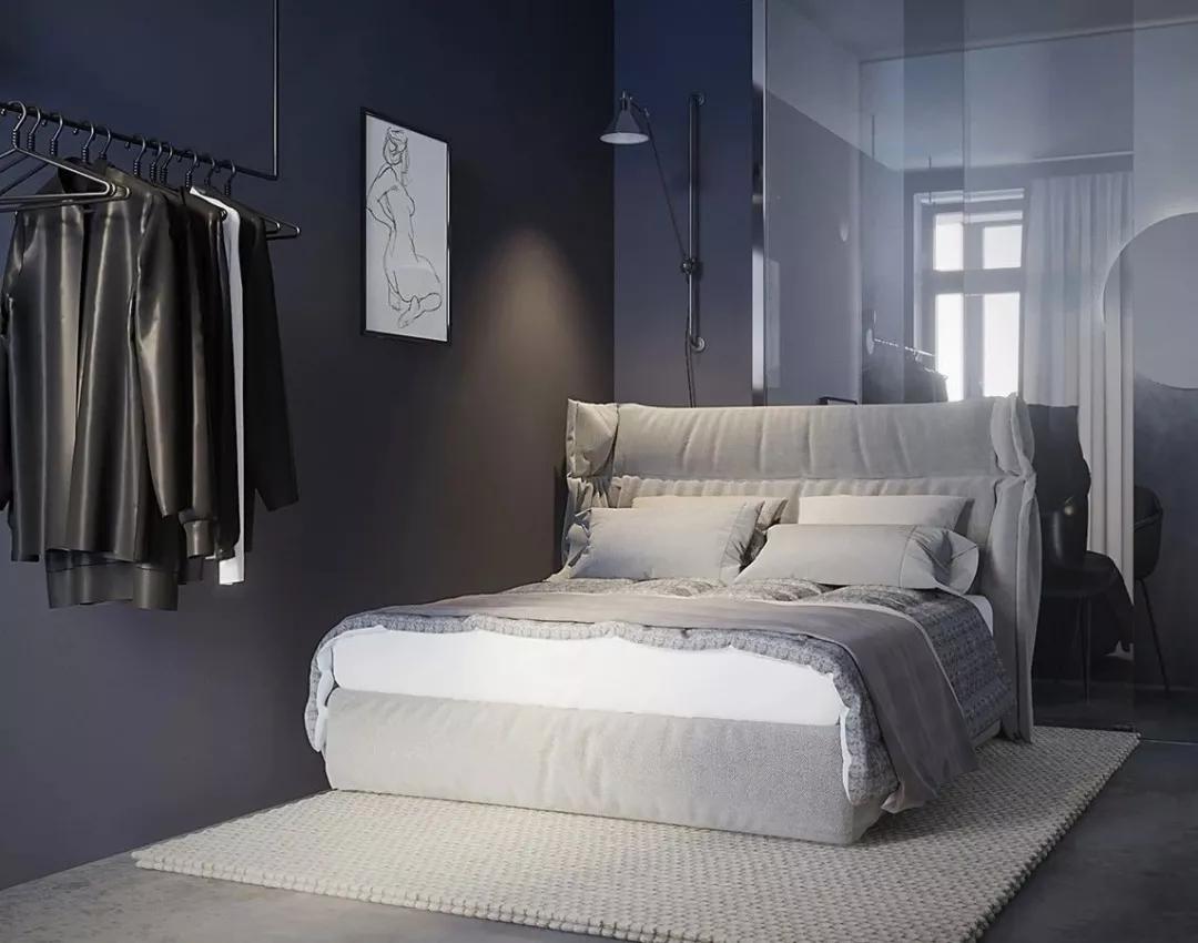 以后流行的卧室设计,大卧室不做衣柜布局设计