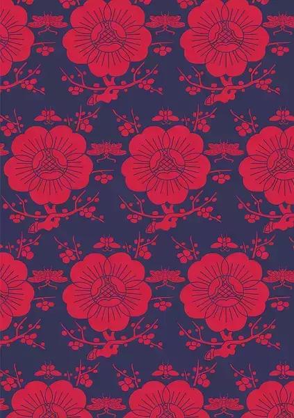 庄重华美的中国古典纹样,东方纹样图植物