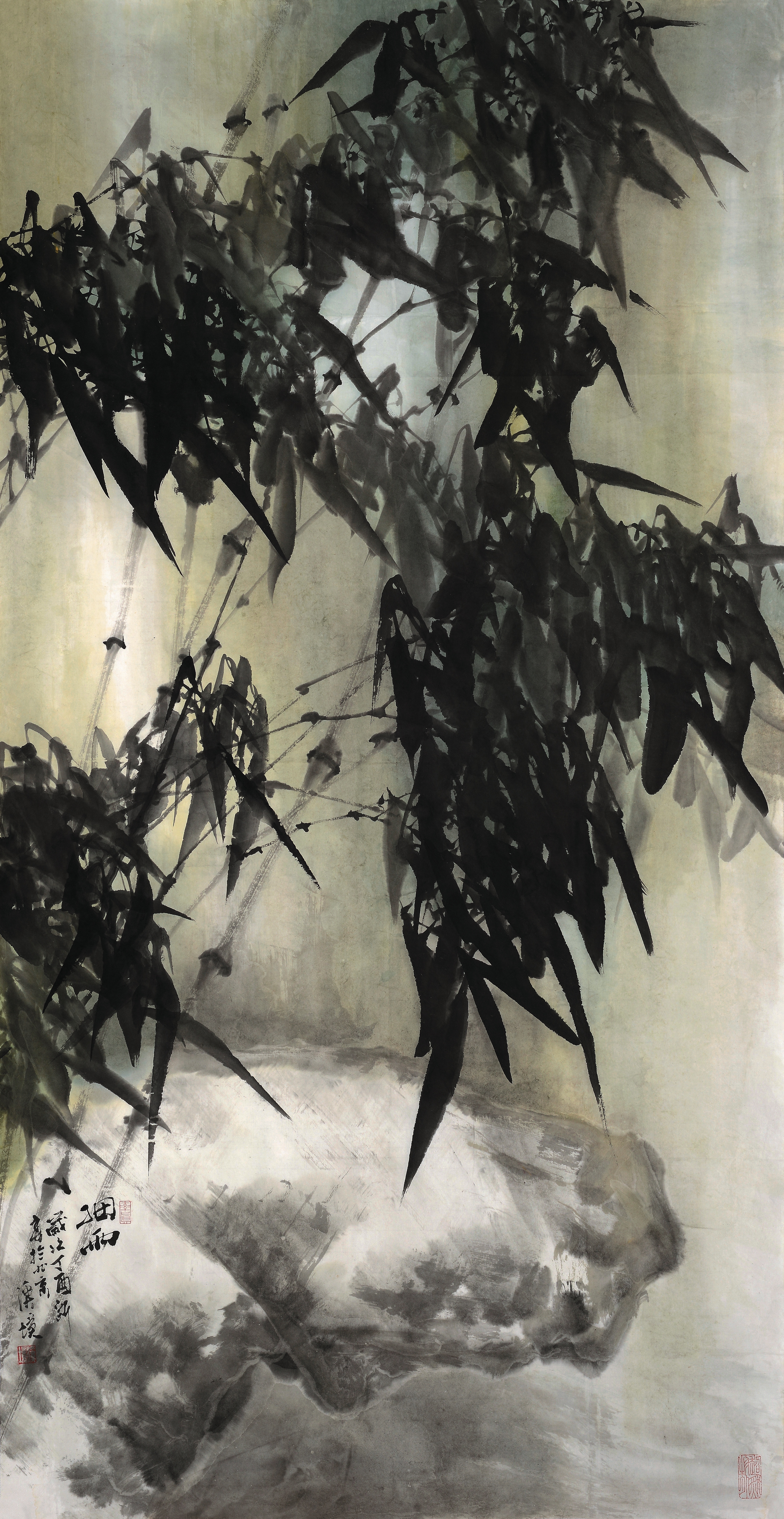 李溪境画作价格,李溪镜花鸟作品