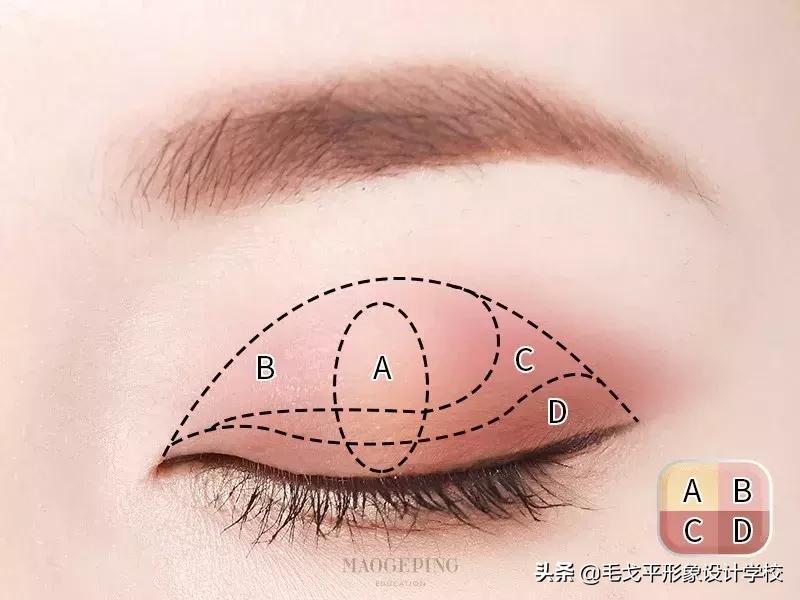 眼妆怎么画显大又干净的眼影颜色,怎样用四种颜色眼影画出酷的眼妆