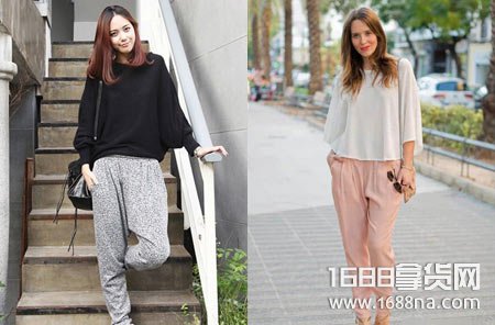 哈伦裤搭配什么样的上衣好看,哈伦裤适合什么腿型的人穿