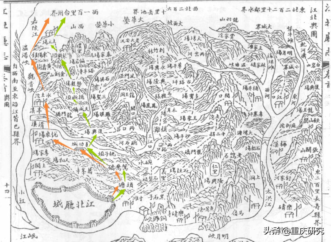 渝合十塘：四五六七公里就够牛了，竟然还有三四五六塘