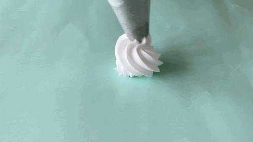 向日葵裱花手法教程简单易学,蛋糕裱花入门基础手法