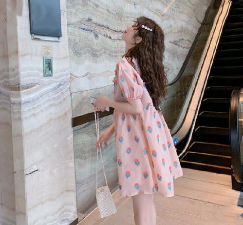 范冰冰背LV包包，戴鸽子蛋钻戒，粉色少女裙竟然只要89元还包邮？