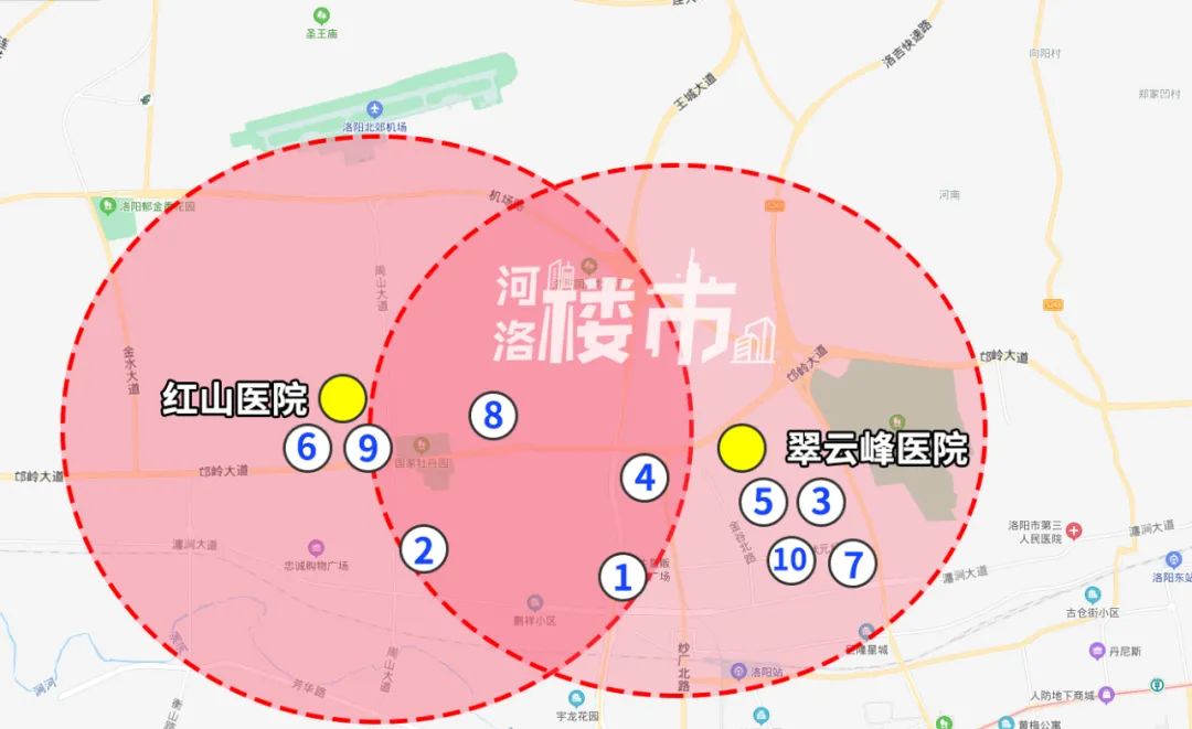 洛阳三甲医院门槛费是多少,洛阳中心楼盘布局图