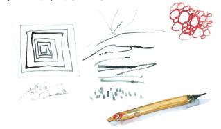 水彩绘画用的纸,水彩绘画用的画笔