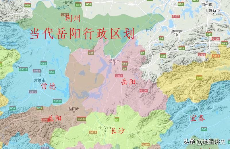 岳阳和巴陵有什么渊源,岳阳行政区划历史演变图